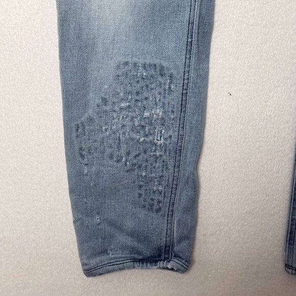 Diesel D.N.A. Sleenker Mens Distressed Thrashed Grunge Slim Fit Jeans Size 32x32 - Picture 9 of 16